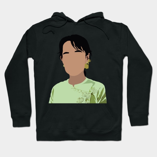 Aung San Suu Kyi Hoodie by itsaulart